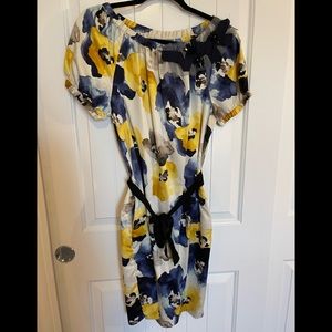 Simply Vera Wang Yellow Floral Dress